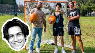CHALLENGING LIL HUDDY TO LACROSSE | plus HYPE HOUSE TOUR