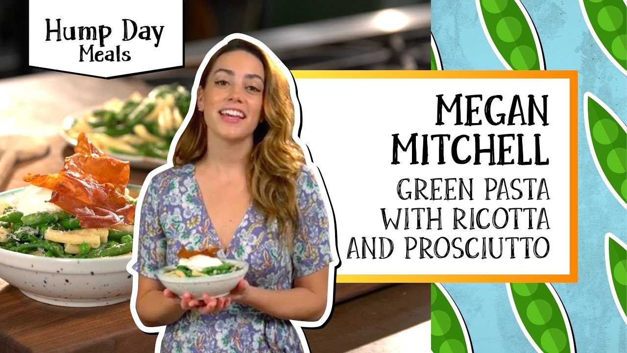Green Pasta with Ricotta & Prosciutto | Hump Day Meals - Megan Mitchell | Tastemade