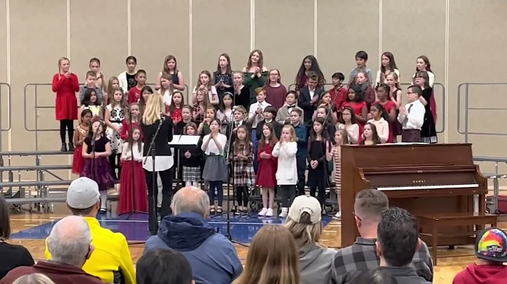 Holiday Choir Performance “I Feel Like Fa La La La La”￼