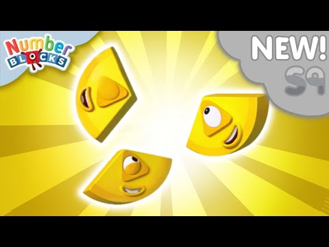 Let's Learn About Fractions! 🔢 | Learn to Count for Kids | Number Cartoon | Numberbolcks