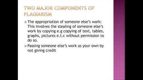 GST 104 Module 6 Unit 2 Small:  Plagiarism and Its Implications