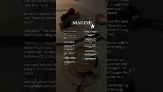 IMAGINE... #imagine #stories #wattpad #scenario #hn #yn