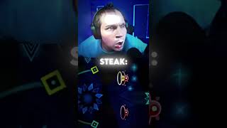 Streamers React to Hardest Geometry Dash Level + iShowSpeed #shorts