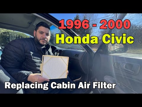 DIY 1996 1997 1998 1999 2000 Honda Civic Installing and Replacing Cabin Air Filter