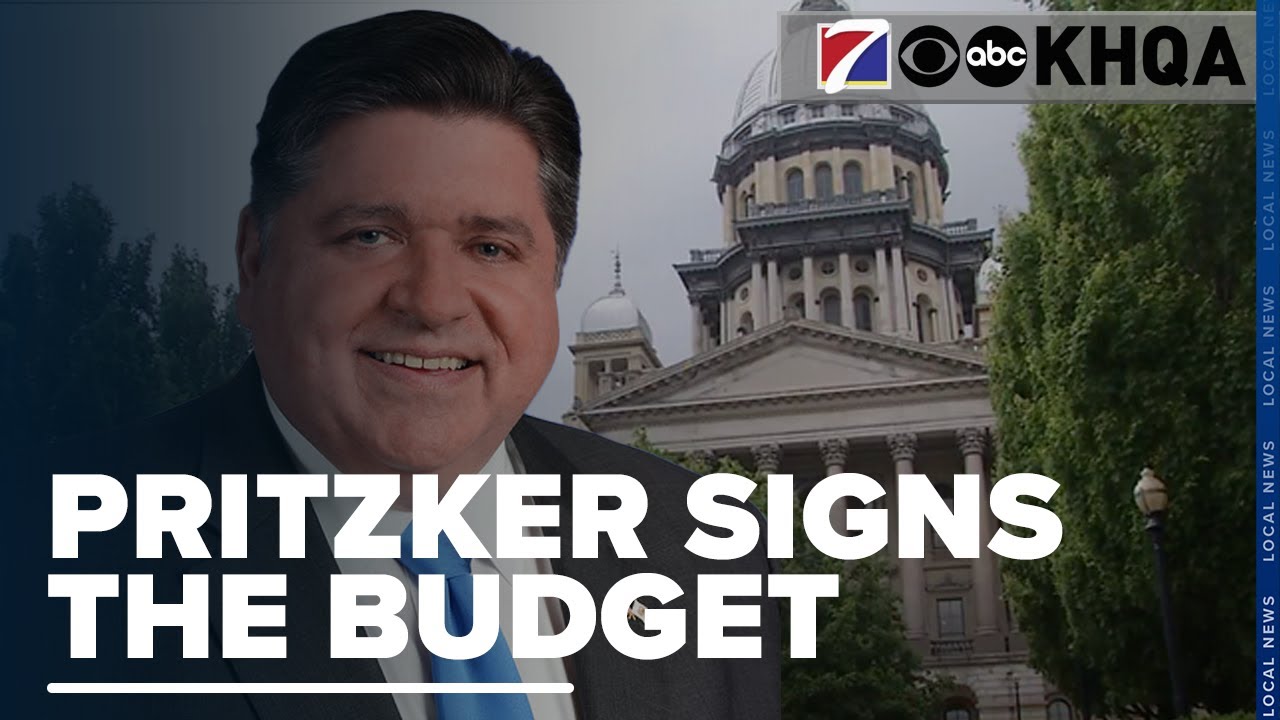 Governor JB Pritzker Talks About Signing the 2024 Illinois Budget - YouTube