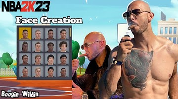 TOP G ANDREW TATE FACE CREATION IN NBA 2K23! LOOK LIKE ANDREW TATE IN NBA 2K23!