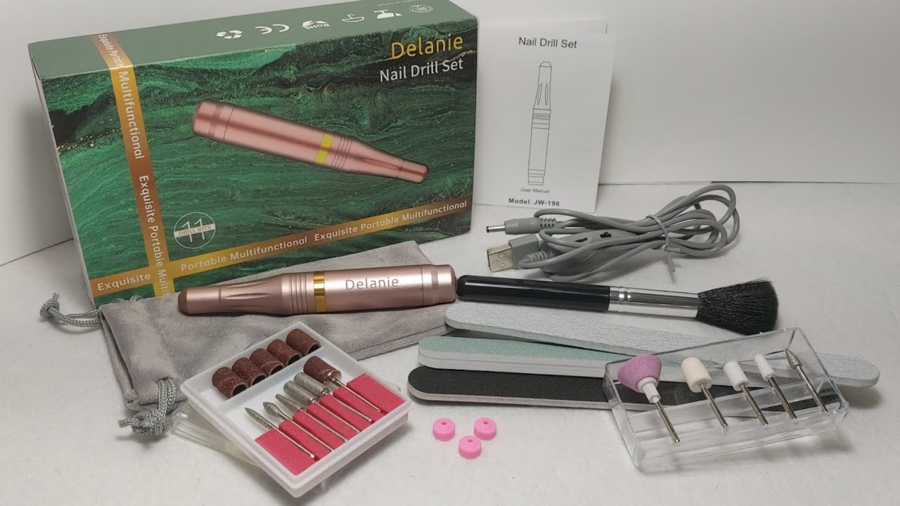 PROVIAMO INSIEME QUESTA NAIL DRILL SET DELANIE💅