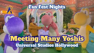 Meeting Yoshi at Fan Fest Nights Hollywood
