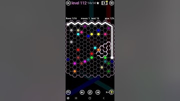 How To Solve Flow Free Hexes Pathway Pack Level 112 14x14 Board Walk Through Solution Walkthrough