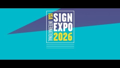 Custom Trade Show Stands for ISA Sign Expo 2026 | Exhibit Design & Booth Construction