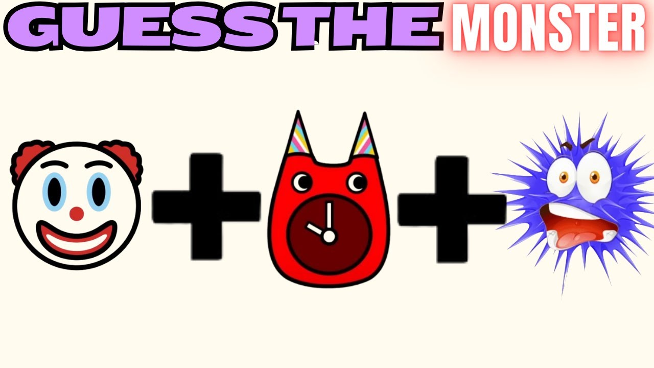 Garten of Banban 6 Guess The MONSTER'S By Clock Screen + EMOJI Jester ...
