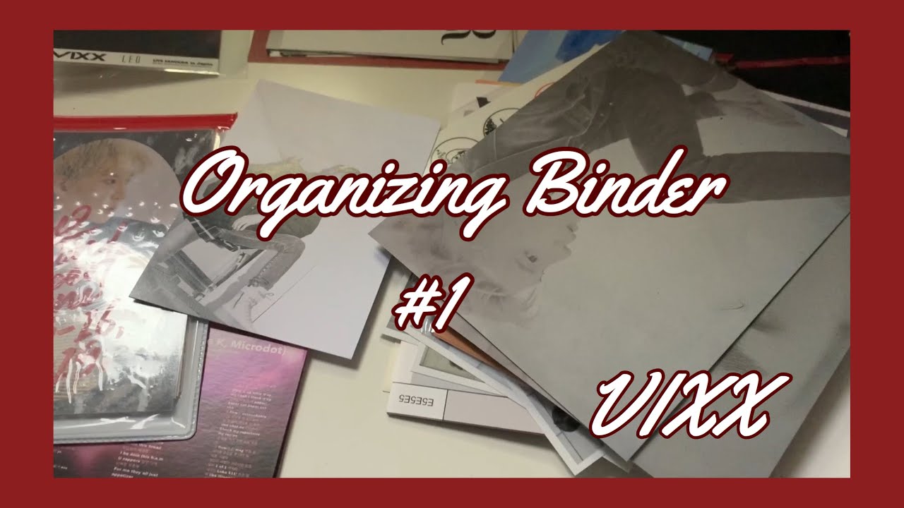Binder Organizing #1 VIXX KPOP 