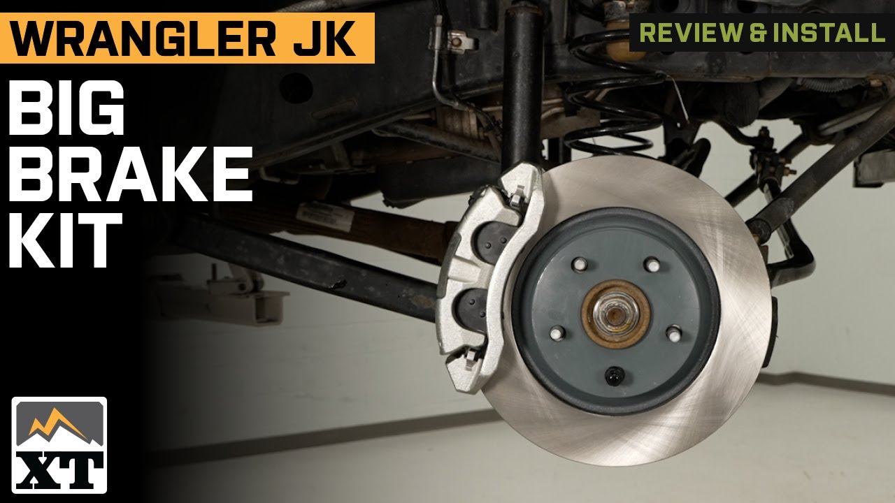 Jeep Wrangler JK HD Front and Rear Big Brake Kit with Vented Rotors Review & Install