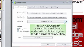 Qwizdom Actionpoint   Starting a Presentation