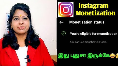 Instagram monetization update tamil / Insta / You