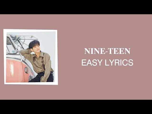 SEVENTEEN (세븐틴) - 9 TEEN EASY LYRICS class=