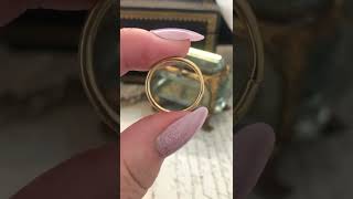 Modern 18ct Yellow Gold βHingedβ Wedding Band