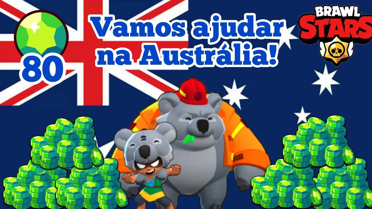 Brawl Stars - 🍃NITA COALA PEDINDO A AJUDA DA AUSTRÁLIA ...