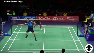 Lee Zii Jia BACKHAND SMASH | Lee Zii Jia vs Shesar Hiren Rhustavito | Badminton Restore