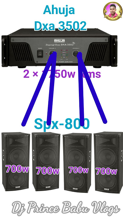 Ahuja Amplifier Dxa 3502 Aur Spx800 Ahuja Top Price