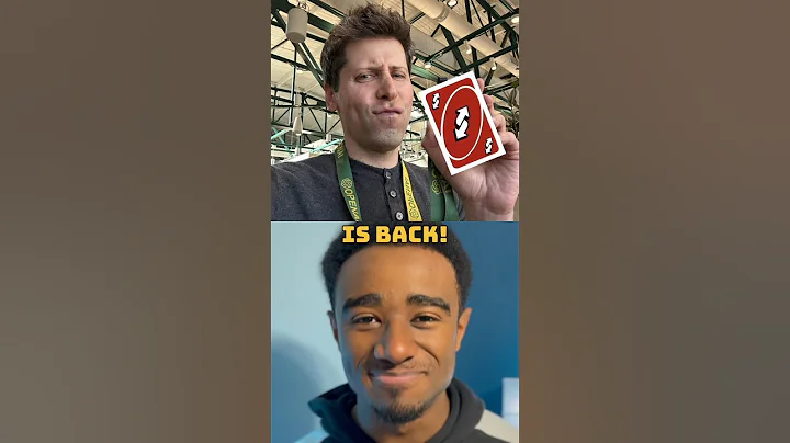 Sam Altman is back ‼️ @aiupnect