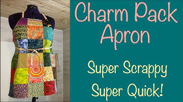 Maak een schort met overgebleven Charm-vierkantjes!