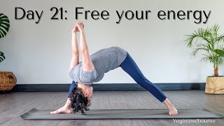 Day 21: Free your energy flow | gentle | whole body | 30min screenshot 5