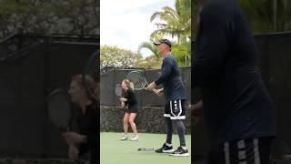 Andre Agassi (53 years old) and his wife Steffi Graf (54). Legends! 😍 #tennis