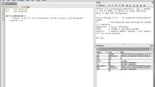 CSC180: Matching Parentheses