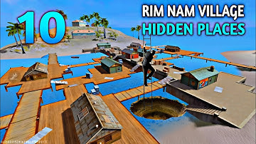 Top 10 Hidden Places In Rim Nam Village After Update 🔥 | Free Fire BR & CS Rank Push Tricks 2025