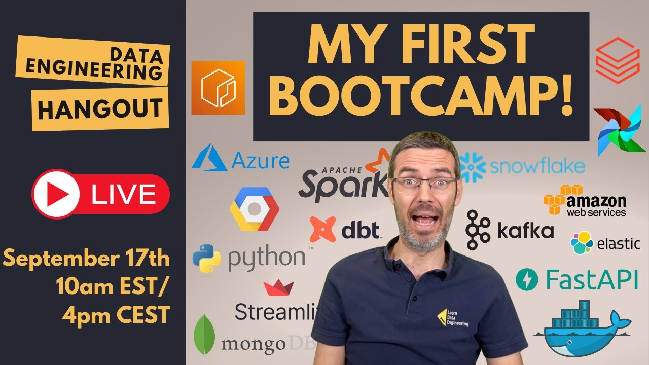 My first data engineering bootcamp goes live data engineering