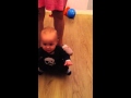 Oscar does standing and walking