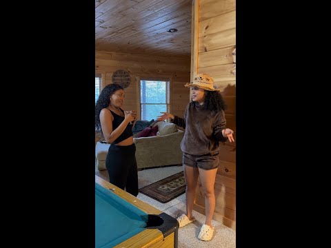 When Athena pulls up to the Cabin for her birthday!