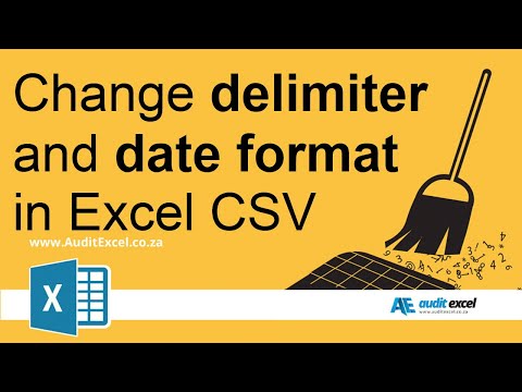 Video: Hvordan åpner jeg en CSV-fil i Excel 2010?