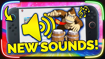 Switch 2 Home Screen Sound FX Revealed! + Switch 1 Comparison