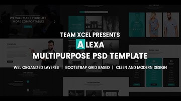 Alexa - PSD Multi-Purpose Landing Page | Themeforest Website Templates and Themes