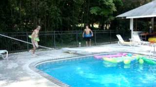 Josh & Jon jumping off the Diving Board