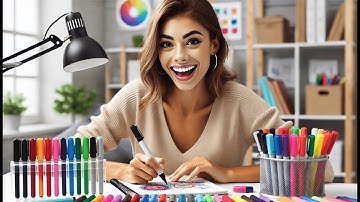🖊️ Amazon Basics Fine Tip Point Permanent Markers | Best Fine Tip Colored Markers 🎨
