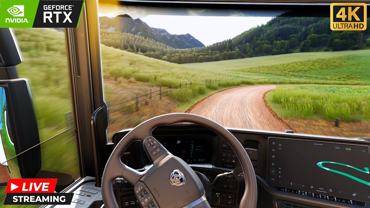 🔴 LIVE | Euro Truck Simulator 2 – Ultra-Realistic Graphics | Real Life Truck Driving
