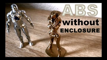 ABS WITHOUT ENCLOSURE! 3D print with ABS using Draft Shield!