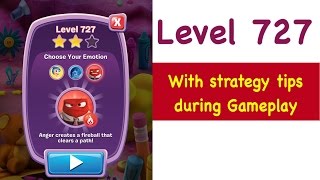 Inside Out Thought Bubbles - Level 727 - Tips and Strategy Gameplay Walkthrough No Boosters