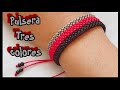 Como hace pulsera macrame (para hombre ) Tutorial  #friendshipbracelets #tutorialfacil