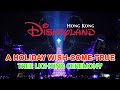 A holiday wishcometrue 4k  hong kong disneyland christmas light and drone show