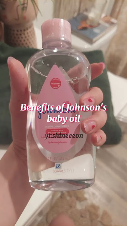 So many benefits of Johnson's baby oil♥️🙂#fypシ゚ #trending #benefits #tips