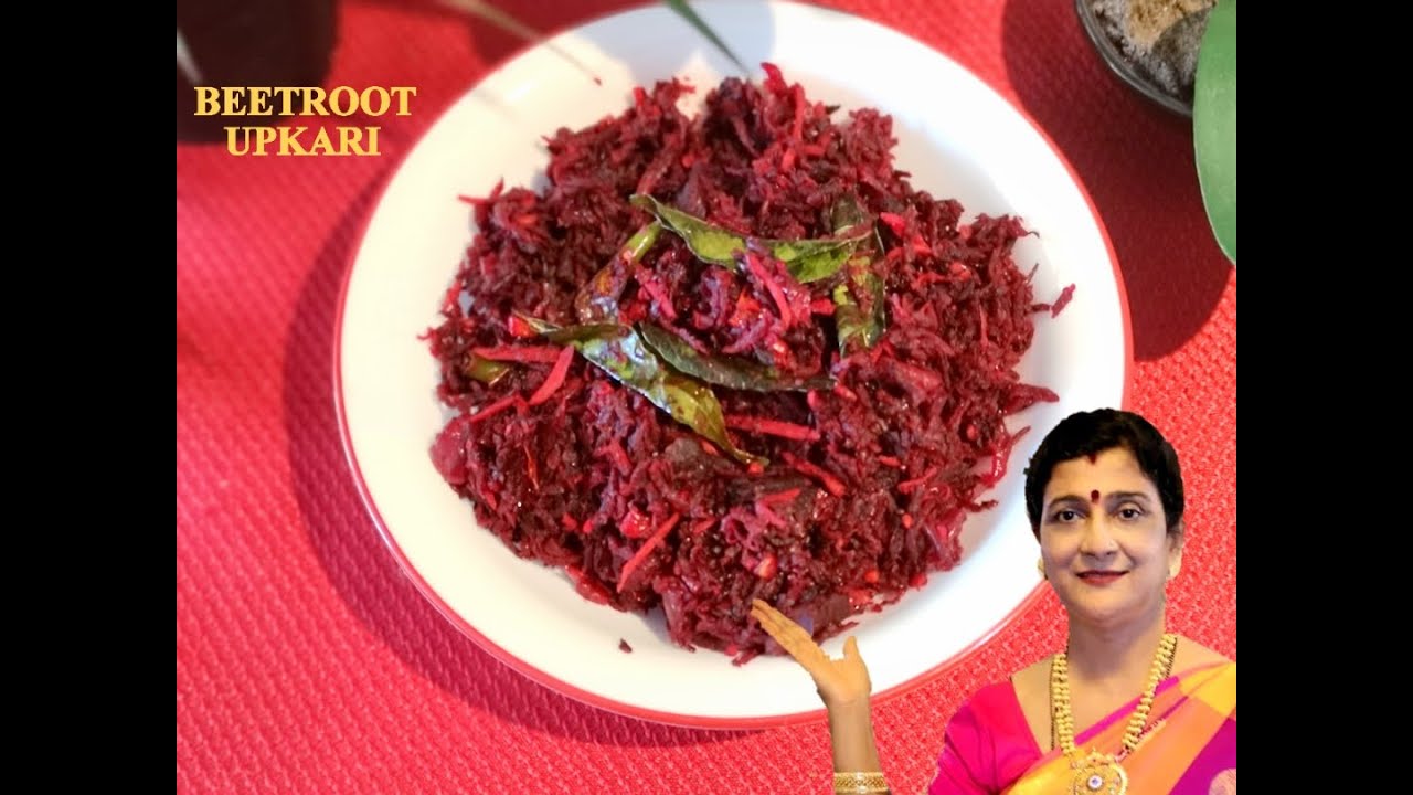 Beetroot upkari beetroot palya upkari Mangalorean beetroot upkari