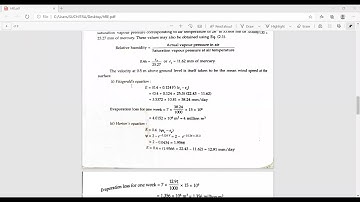 Problems on evaporation