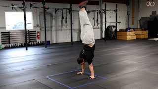 Handstand Hold in 4x4ft Box