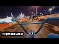 Катаемся по ночной Москве | Разносим центральные споты | BMX STREET