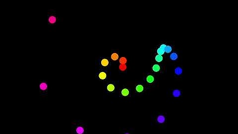 Noiseをつかった渦 openFrameworks