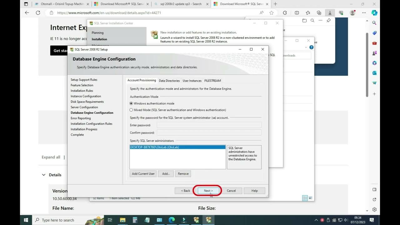 Cara instal sql server 2008r2 youtube